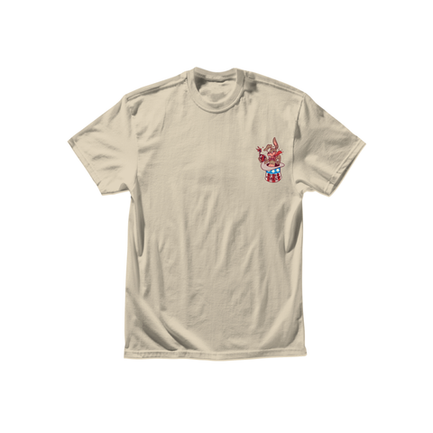 NITRO CIRCUS "CHAOS RABBIT" TEE - CREAM