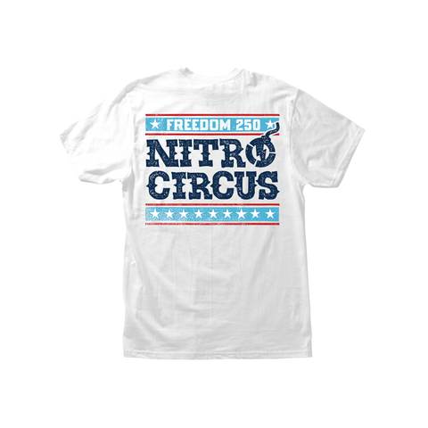 NITRO CIRCUS "FREEDOM MACHINE" TEE - WHITE