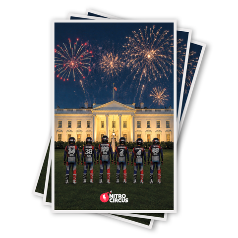 NITRO CIRCUS "WHEEL TEAM SIX" POSTER - 11"x17"